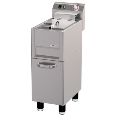 Friteuse électrique 13 litres sur meuble, avec vidange WR-EF13-28